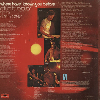 Return To Forever / リターン・トゥ・フォーエヴァー / Where Have I Known You Before (PD 6509)