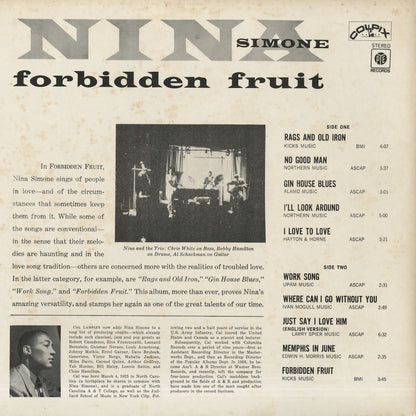 Nina Simone / ニーナ・シモン / Forbidden Fruit (UXP-98-Y)