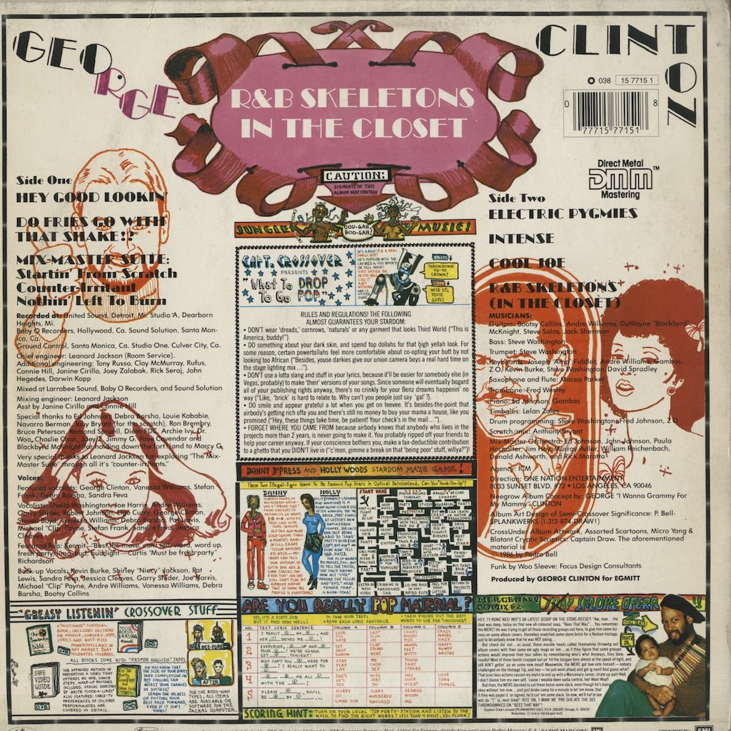 George Clinton / ジョージ・クリントン / R&B Skeletons In The Closet (1C 038-15 7715 1)