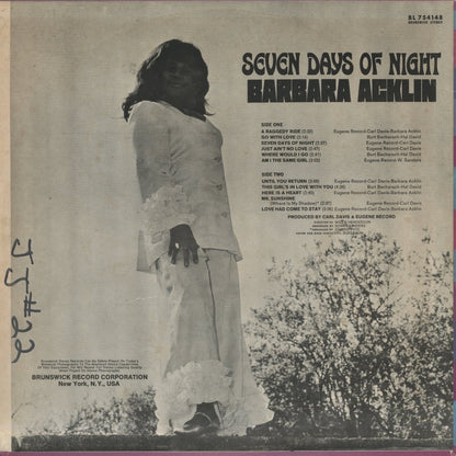Barbara Acklin / バーバラ・アクリン / Seven Days Of Night (BL 754148)