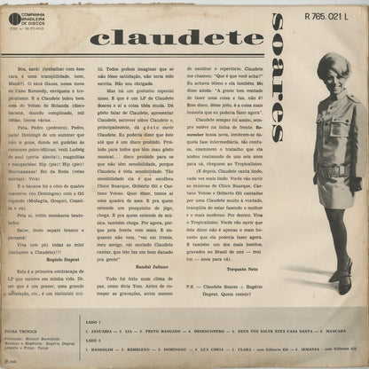 Claudette Soares / クラウデッチ・ソアレス / Gil, Chico E Veloso Por Claudette (R 765.021L)