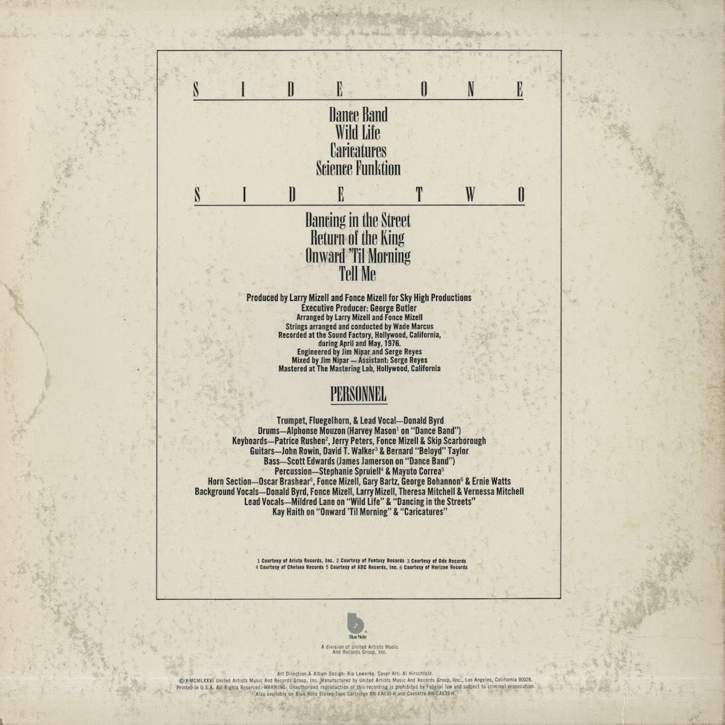 Donald Byrd / ドナルド・バード / Caricatures (BN-LA633-G)
