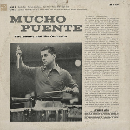 Tito Puente - Mucho Puente (LSP-1479) LP 1958 US RCA｜中古LP