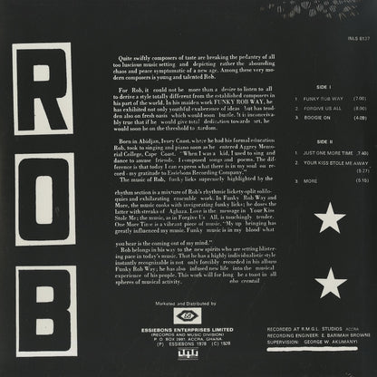 Rob – Rob (1977) (MRBLP166) LP 2019 UK Mr Bongo｜新品LP