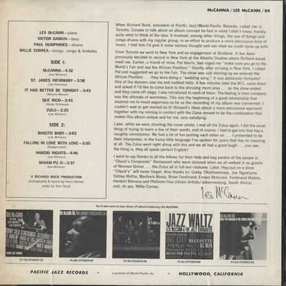 Les McCann / レス・マッキャン / McCanna (PJ-84)