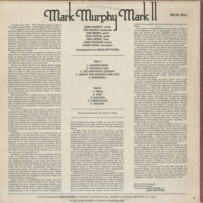 Mark Murphy / マーク・マーフィー / Mark II (MR 5041)