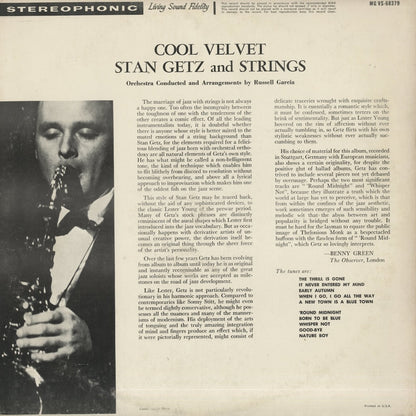 Stan Getz / スタン・ゲッツ / Cool Velvet (MG VS-68379)
