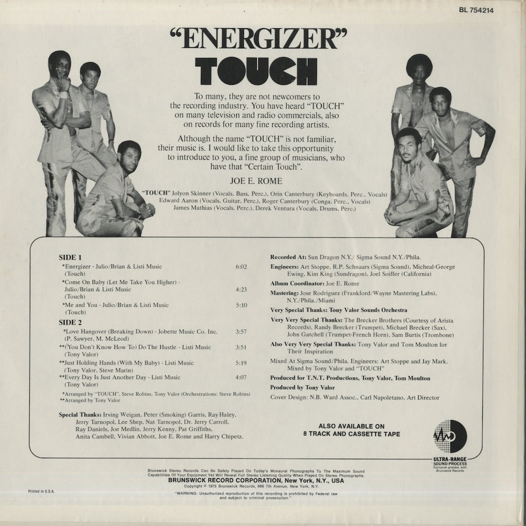 Touch / タッチ / Energizer (BL754214)