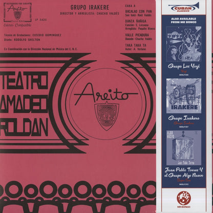 Grupo Irakere – Teatro Amadeo Roldan Recital (MRBLP289) LP 2024 UK Mr. Bongo | 新品LP