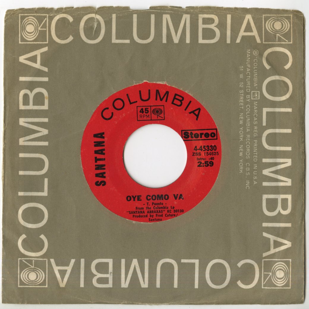 Santana / サンタナ / Oye Como Va / Samba Pa Ti -7 (4-45330)
