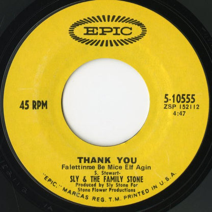 Sly & The Family Stone / スライ＆ザ・ファミリー・ストーン / Thank You / Everybody Is a Star -7 ( 5-10555 )