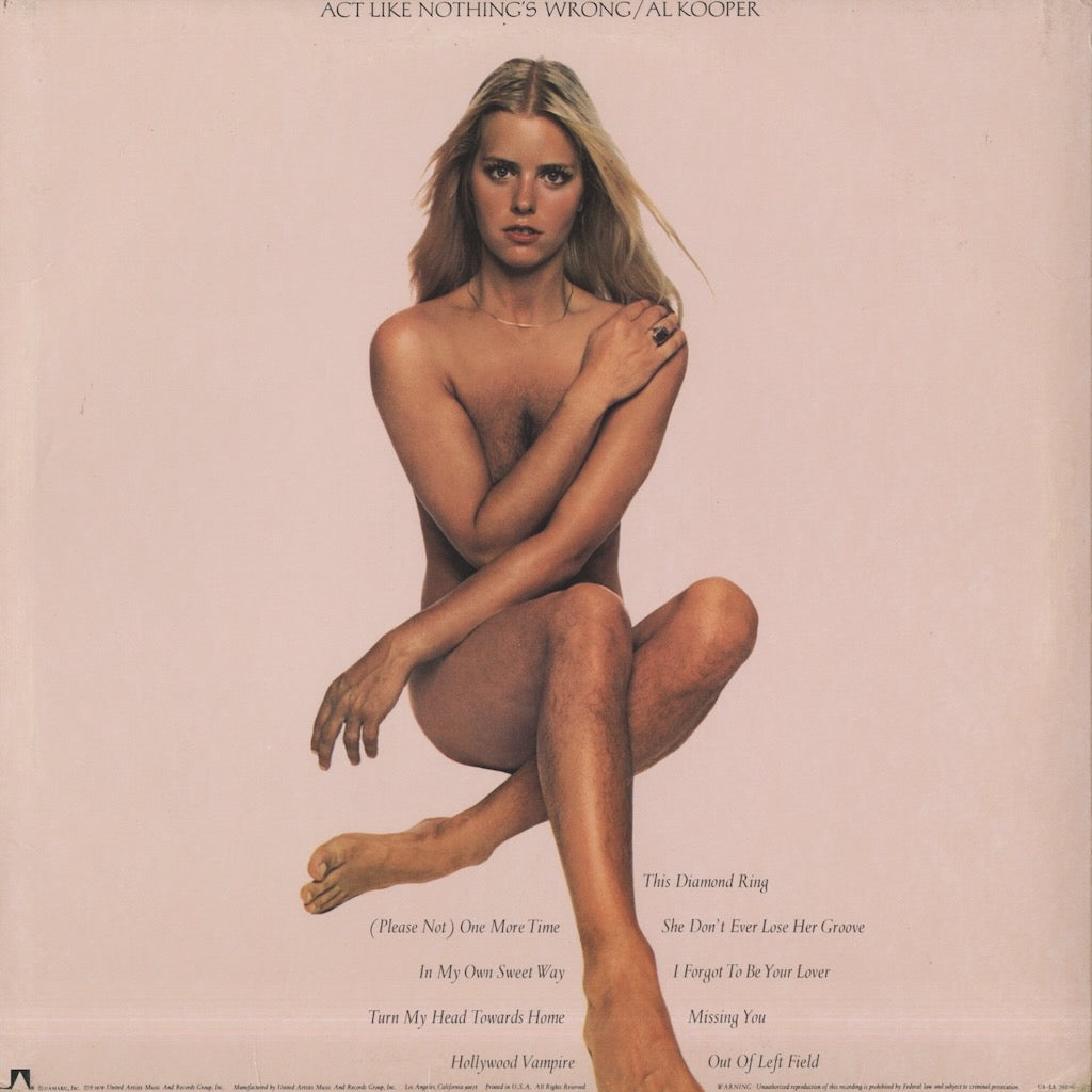Al Kooper / アル・クーパー / Act Like Nothing's Wrong (UA-LA702-G)