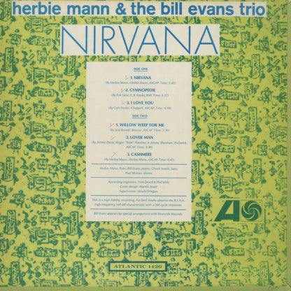 Herbie Mann & The Bill Evans Trio / ハービー・マン　ビル・エヴァンス / Nirvana (1426)
