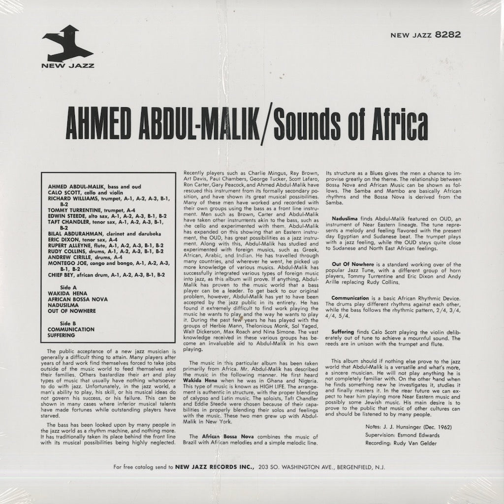 Ahmed Abdul-Malik / アーメド・アブドゥル・マリク / Sounds of Africa