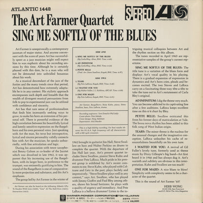 Art Farmer / アート・ファーマー / Sing Me Softly of The Blues (P-6103)