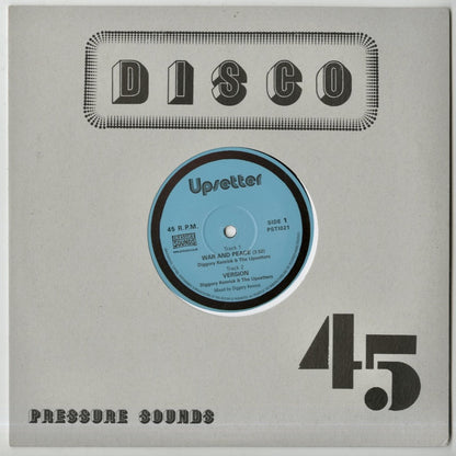 Diggory Kenrick & The Upsetters『War and Peace』2015年UK Pressure Sounds 10inch（PSTI021）リー・ペリー×アップセターズ