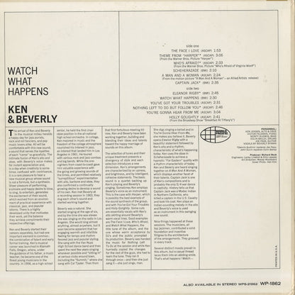 Ken & Beverly / ケン＆ビヴァリー / Watch What Happens! (WP1862)