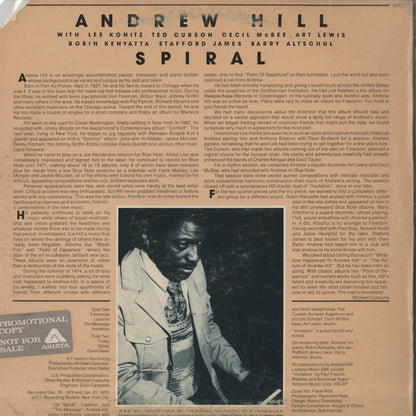 Andrew Hill / アンドリュー・ヒル / Spiral (Al 1007)