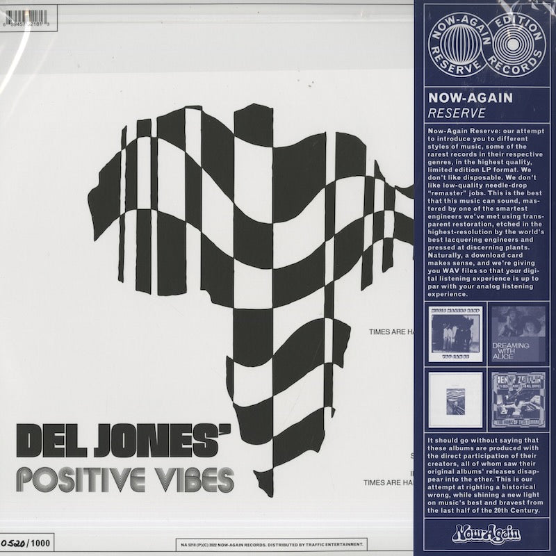 Del Jones / デル・ジョーンズ / Court Is Closed - Positive Vibes -2LP (NA5218)