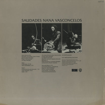 Nana Vasconcelos / ナナ・ヴァスコンセロス / Saudades (ECM-1-1147)