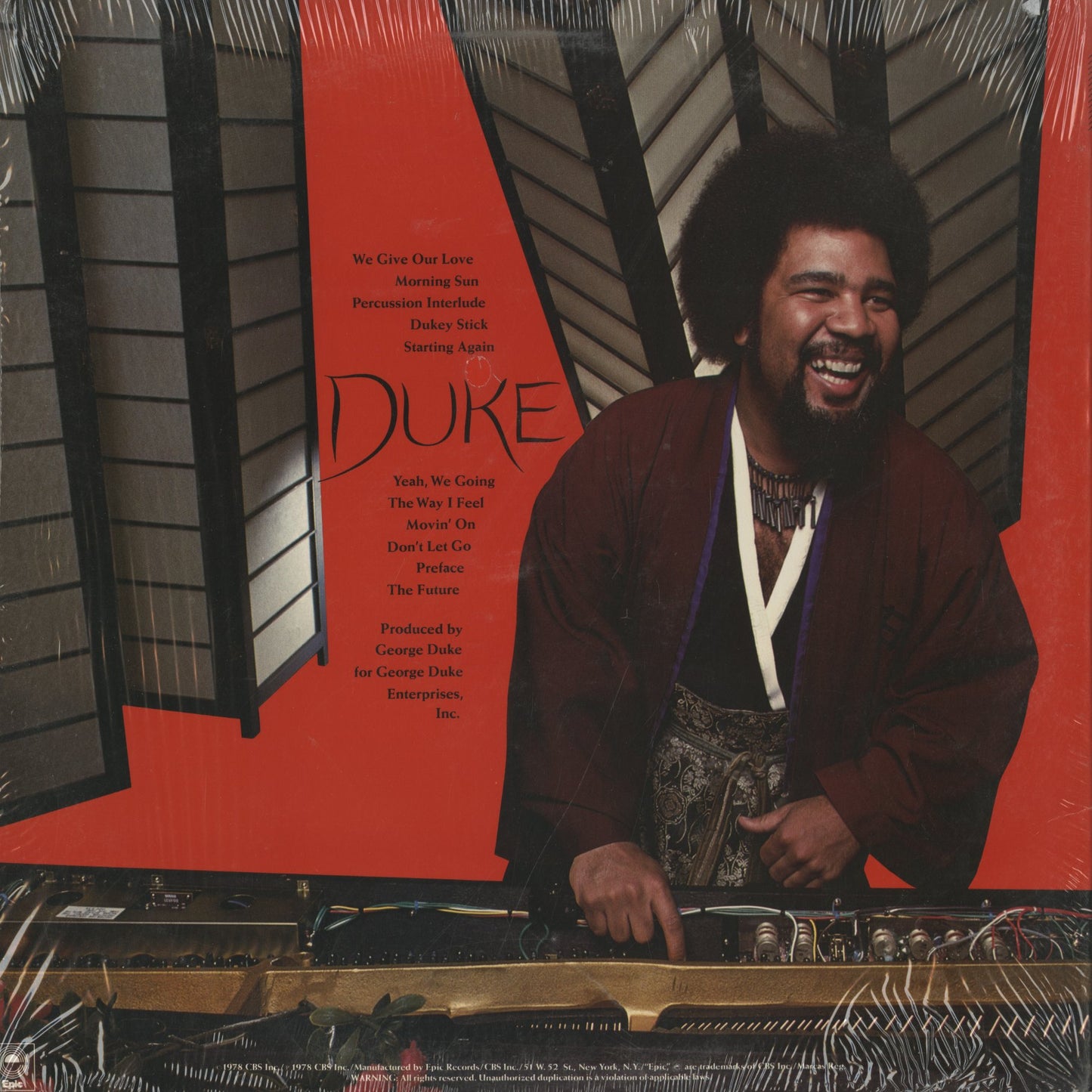 George Duke / ジョージ・デューク / Don't Let Go (JE 35366)