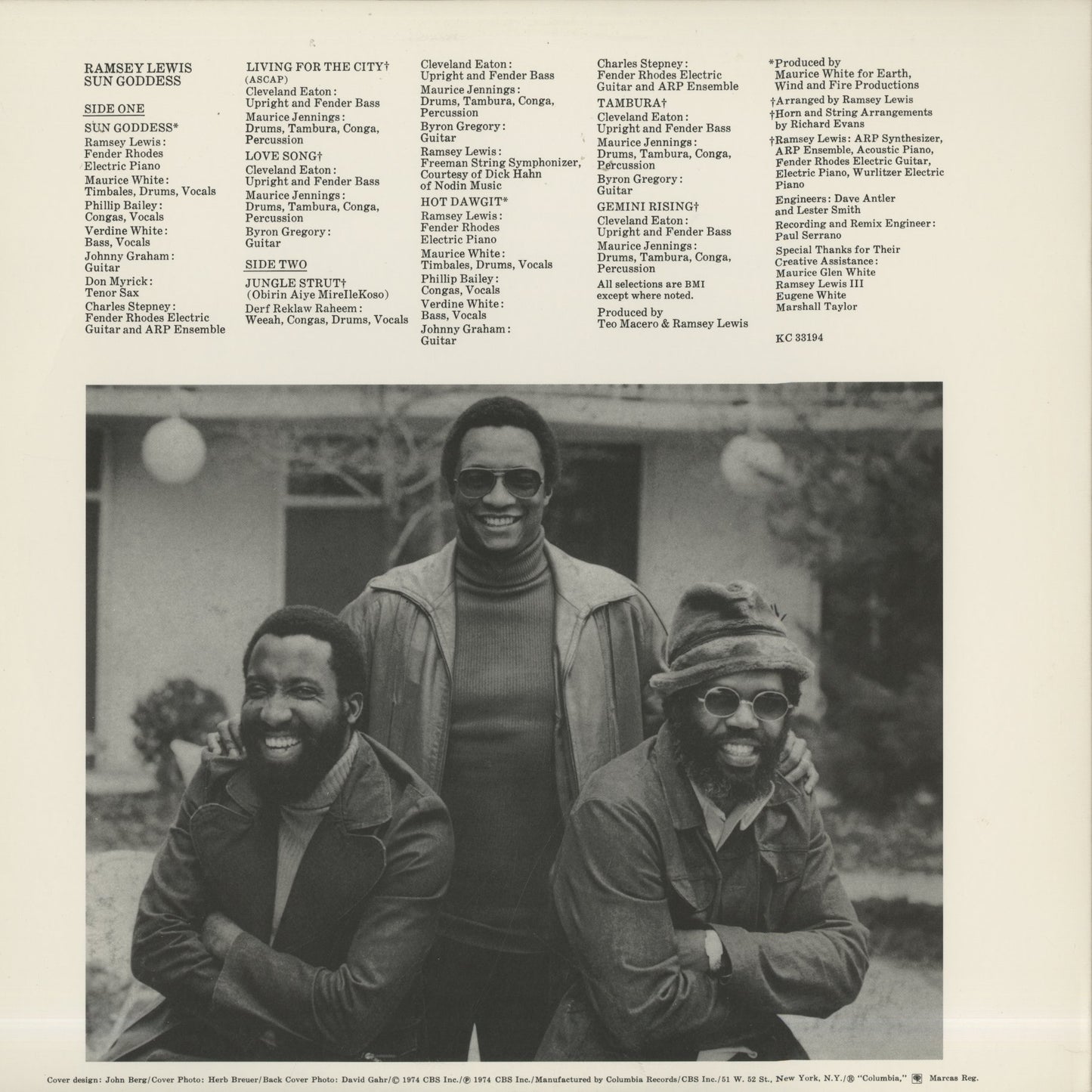 Ramsey Lewis / ラムゼイ・ルイス / Sun Goddess (180g)