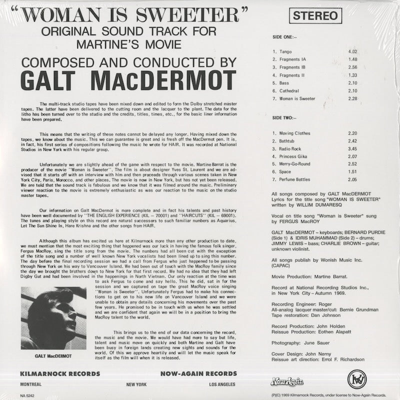 Galt MacDermot / Woman Is Sweeter -OST (NA5242)