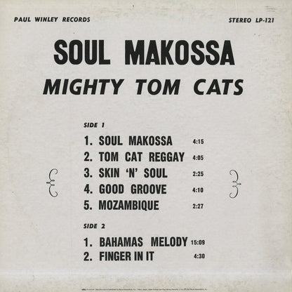 The Mighty Tom Cats / ザ・マイティ・トムキャッツ / Soul Makossa (PLP6801)