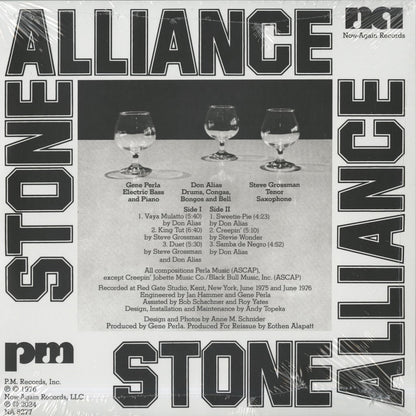 Stone Alliance - Stone Alliance 1976  (NA5277) LP 1976/2024 US Now Again Records｜新品LP