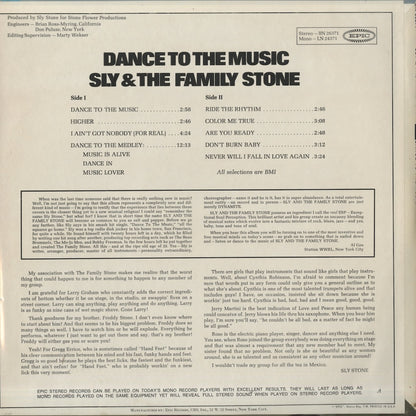 Sly And The Family Stone / スライ＆ザ・ファミリー・ストーン / Dance To The Music (BN26371)