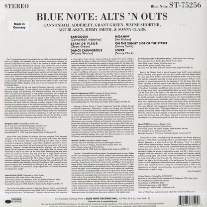 V.A. - Blue Note : Alts 'N Outs (BST 75256) LP 2025 EU Blue Note｜新品LP