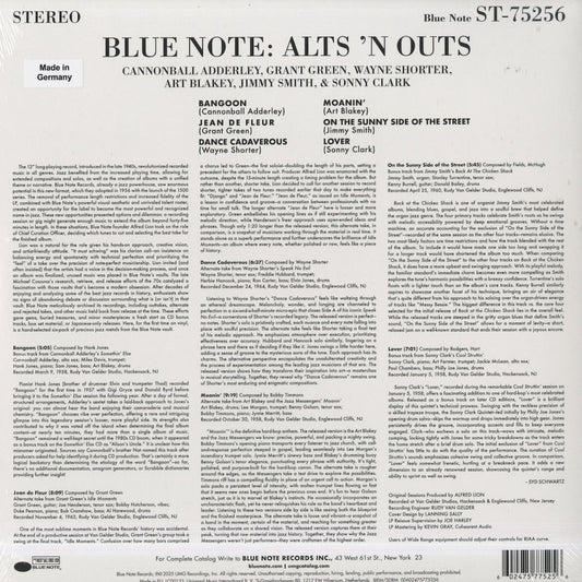 V.A. - Blue Note : Alts 'N Outs (BST 75256) LP 2025 EU Blue Note｜新品LP
