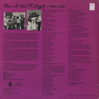 Horace Silver / ホレス・シルヴァー / There's No Need To Struggle (SPR103)