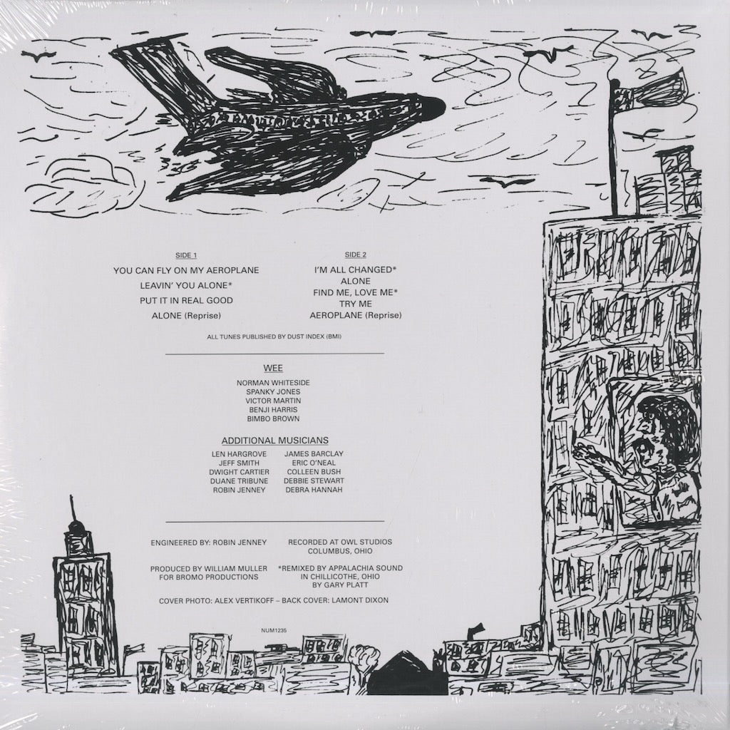 WEE - You Can Fly On My Aeroplane (NUM1235lp) 2024 US Numero Group｜新品LP back