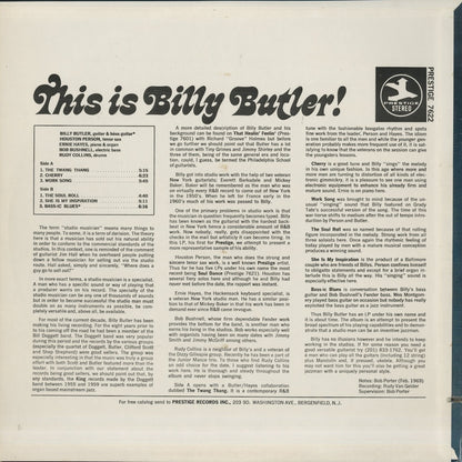 Billy Butler / ビリー・バトラー / This Is Billy Butler! (PRST7622)