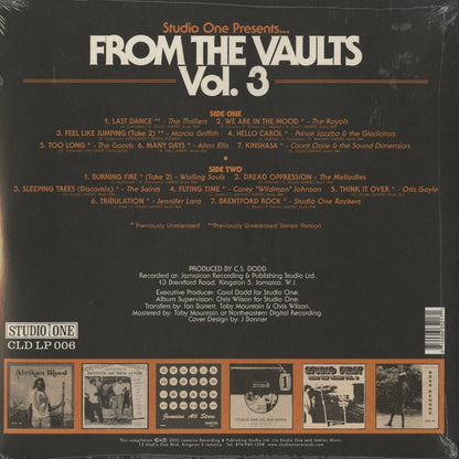 V.A. – Studio One Presents From The Vaults Vol.3 (CLD LP006) LP 2023 UK Studio One｜新品LP
