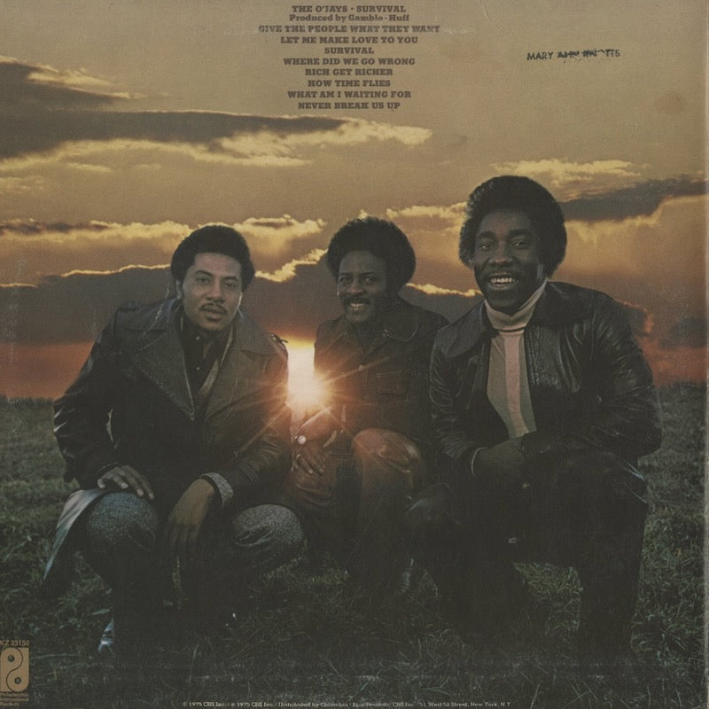 The O'Jays / オージェイズ / Survival (KZ33150)