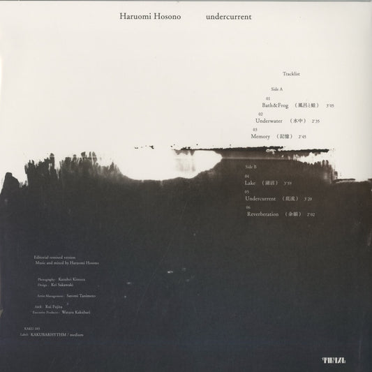 Haruomi Hosono – 細野晴臣 – Undercurrent -10" (KAKU183) 2024 JPN KAKUBALISM | 新品10inch