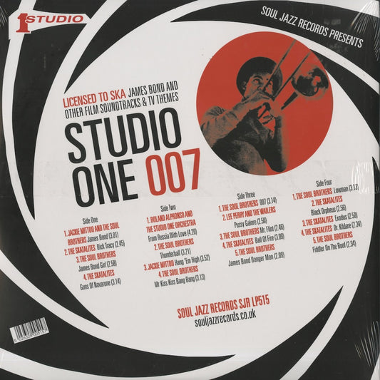 V.A. - Studio One 007 - Licensed To Ska (SJR-LP515) 2023 UK Soul Jazz Records｜新品LP back