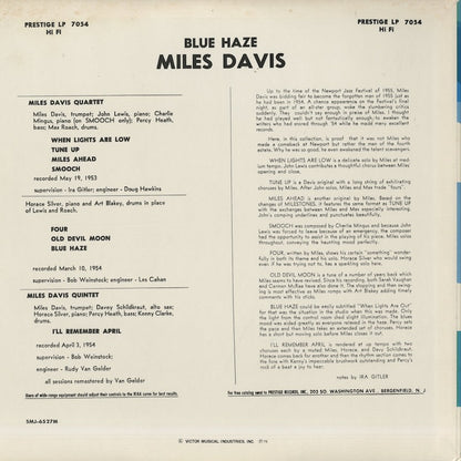 Miles Davis / マイルス・デイヴィス / Blue Haze (SMJ-6527M)
