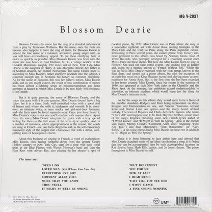 Blossom Dearie / ブロッサム・ディアリー (1957) (B0037206-01) 2023年プレスLP・180g重量盤