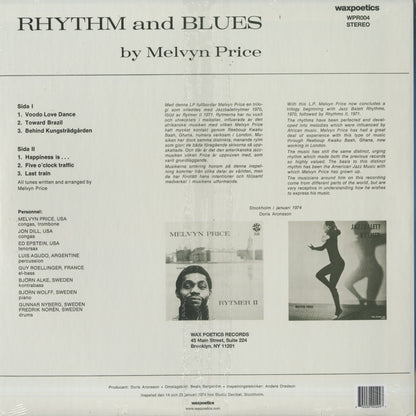 Melvyn Price / メルヴィン・プライス / Rhythm And Blues (180g) (WPR004)