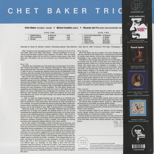 Chet Baker - Mr. B (TWM56) 2020 US Tidal Wave Music｜新品LP