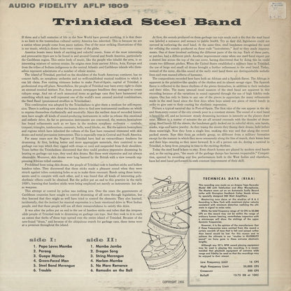 Trinidad Steel Band / トリニダード・スティール・バンド (1956) (AFLP1809)