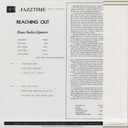 Dave Bailey / デイヴ・ベイリー / Reaching Out (NLP2005)