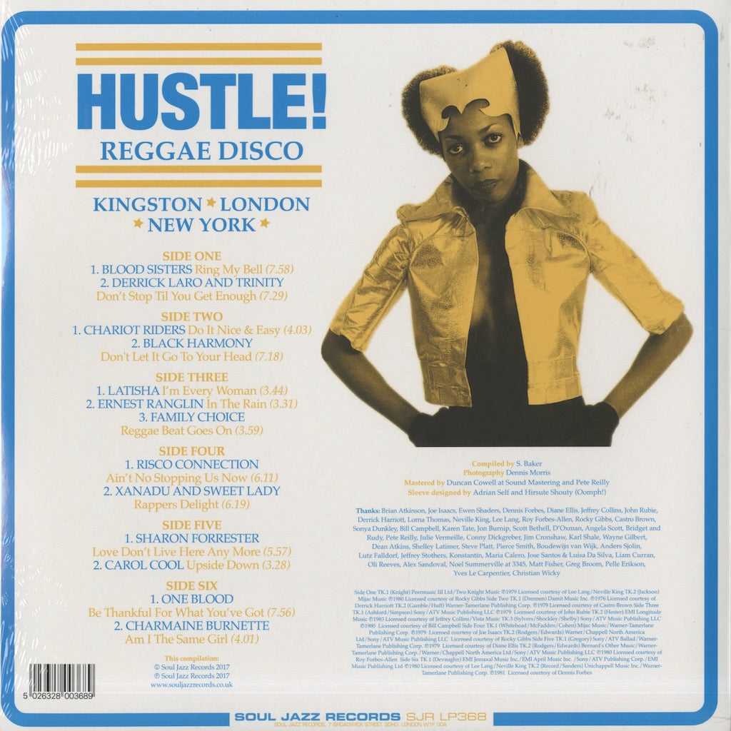 V.A. - Hustle! : Reggae Disco - 3LP (SJRLP368) LP 2017 UK Soul Jazz Records｜新品LP