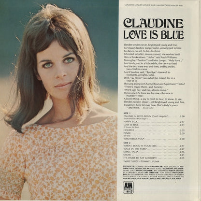 Claudine Longet / クロディーヌ・ロンジェ / Love Is Blue (SP-4142)