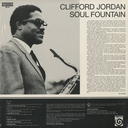 Clifford Jordan / クリフォード・ジョーダン / Soul Fountain -180g