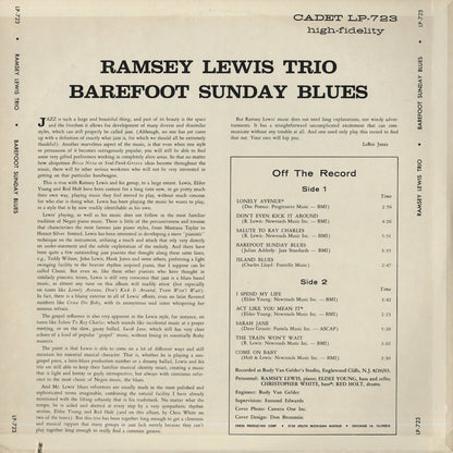 Ramsey Lewis / ラムゼイ・ルイス / Barefoot Sunday Blues (CA723)