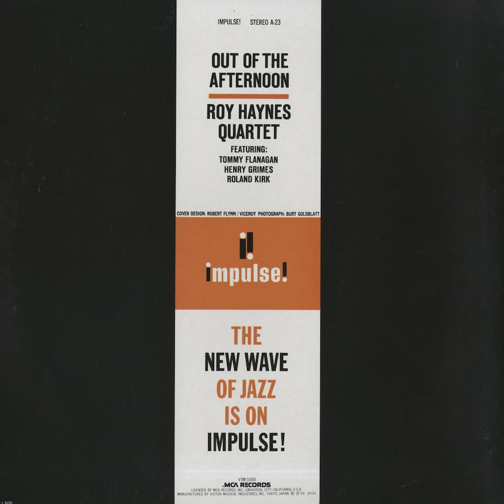 Roy Haynes / ロイ・ヘインズ / Out Of The Afternoon (VIM5568)